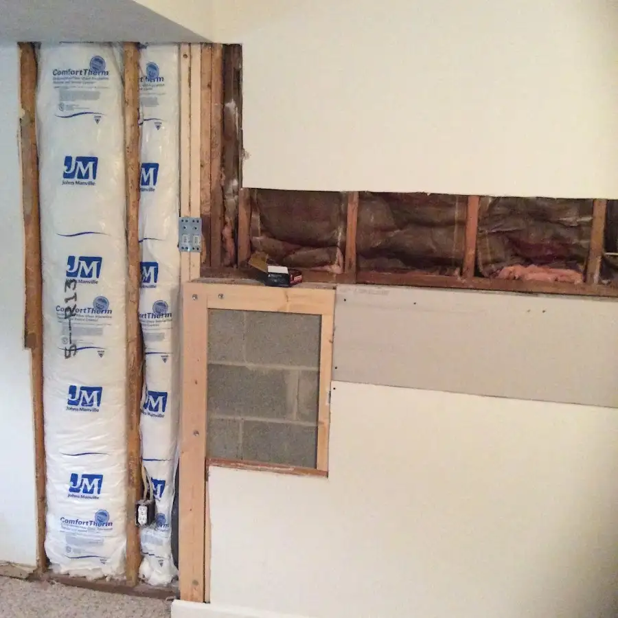 Wall insulation replacement during Structural Drying in Stafford